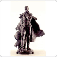 Maqueta de la estatua de Francisco José de Caldas