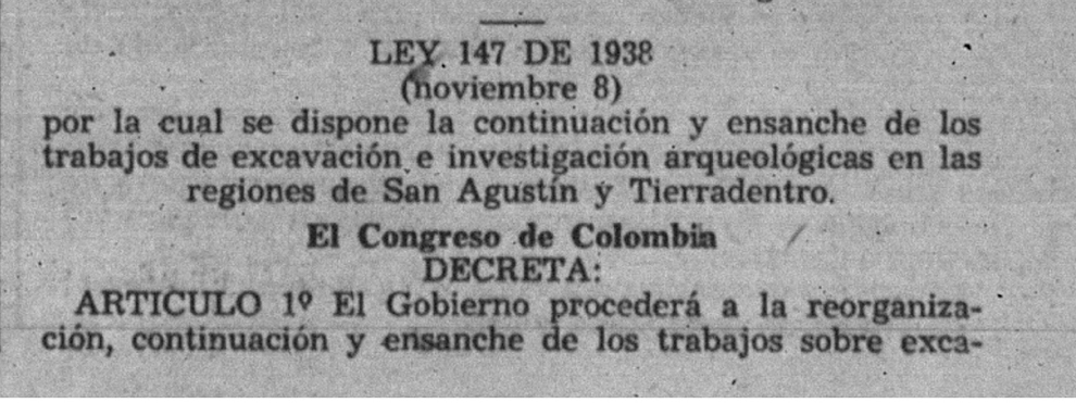 Hace 80 años… la Ley 147 de 1938 (8 de noviembre)