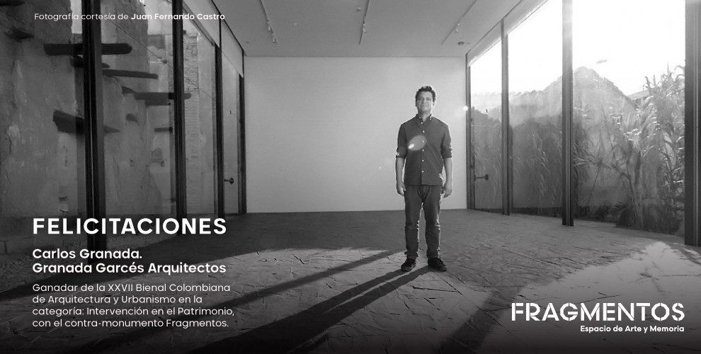 Por Fragmentos, Granada Garcés Arquitectos es ganador en la Bienal Colombiana de Arquitectura y Urbanismo 2020