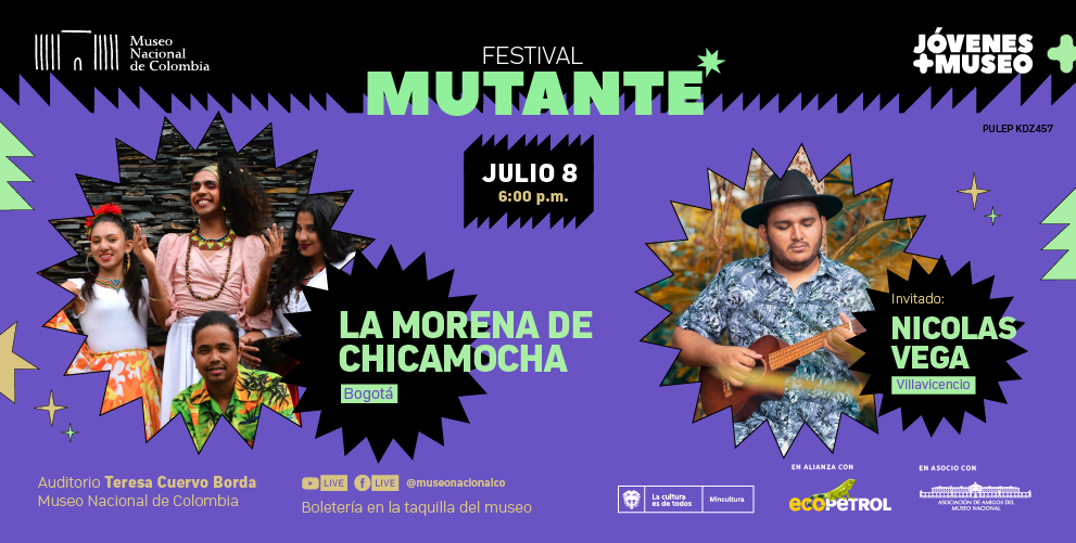 La Morena del Chicamocha, ganadora del Festival Mutante, se presentará en el Museo Nacional de Colombia