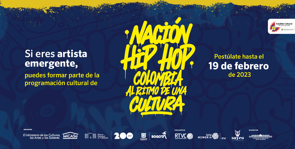 Se abre la convocatoria de programación cultural 'Nación Hip Hop' para marzo
