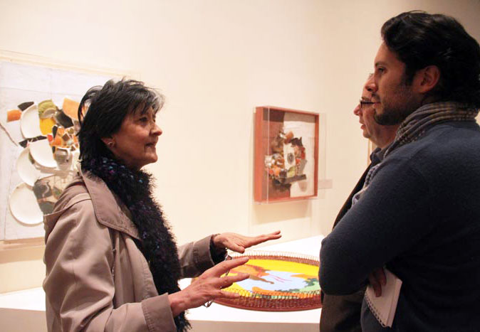 Marta Rodríguez en la exposición Voces íntimas. Relatos e imágenes de mujeres artistas